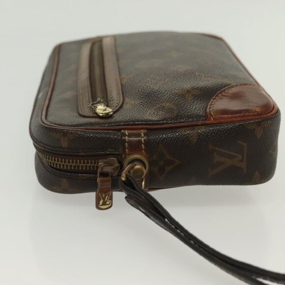 LOUIS VUITTON Monogram Marly Dragonne GM Clutch Bag M51825 LV Auth ti3330 - Picture 4 of 16